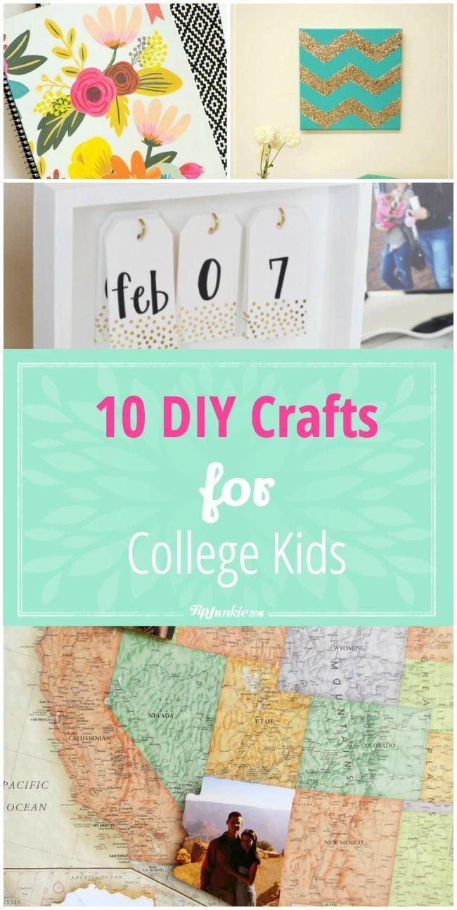 the top ten diy crafts for college kids