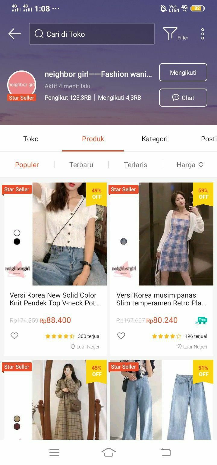 Knotted Shirt Outfit, Online Shop Baju, Online Shopping Sites Clothes, Ootd Korean, Best Online Clothing Stores, Best Online Stores, Outfit Korean, Pakaian Feminin, Muslim Fashion Outfits