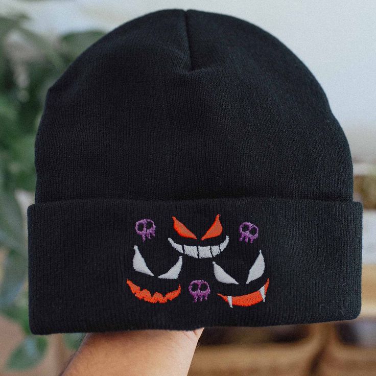 Hey there, please read! 👋🙂• Every order is embroidered and shipped from Dallas, Texas.• Each order supports this one-person small shop.• Follow our Instagram ➡ @EmbroideredDadHats★ Want this on a Bucket Hat or Dad Hat? ★➡ LAVENDER GHOST BUCKET HAT ➡ LAVENDER GHOST DAD HAT ➡ ALL PRODUCTSDetails• Adult, one size fits all.• 100% Acrylic.• 7.5" wide, 9" long with 3-inch folded cuff.Placing an order• Please check that your address is correct at checkout (this helps avoid delays/fees).• Gift order? Cute Black Beanie (one Size), Cute Black Beanie (one Size Fits Most), Cute Black Beanie One Size, Cute Black Beanie, Black Embroidered Beanie Cap, Black Embroidered Beanie Hat, Black Embroidered Beanie, One Size Fits Most, Black Embroidered Beanie One Size, Halloween Beanie One Size Fits Most