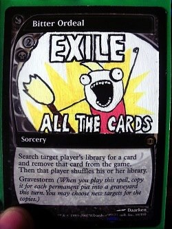 Bitter Ordeal (Source:Tumblr) Nerd Life, Tabletop Games, Magic The Gathering, The Gathering, Bitter, Funny Photos, Board Games, Lunch Box, Geek Stuff