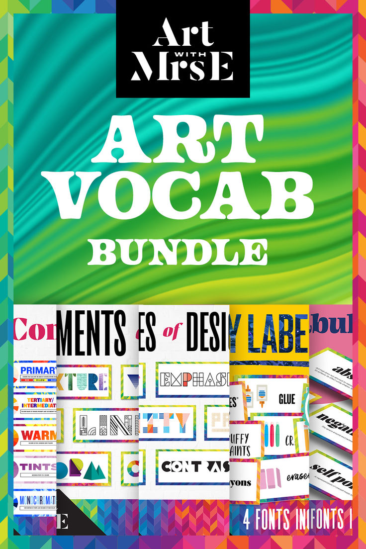 Pictures of art vocabulary posters and labels including supply labels, elements of design, color concepts, and more! Art Vocabulary, Art Classroom Organization, Bitmoji Classroom, Elementary Art Classroom, Supply Labels, Back To School Art, Art Classroom Decor, Education Information, First Year Teachers