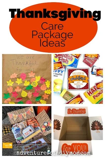 thanksgiving care package ideas for kids