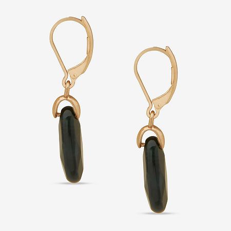 These a.n.a drop earrings have a sleek and modern design featuring quartz stones that offset its metal hardware. They have an easy-to-wear lever closure and add a touch of sophistication to any outfit.Features: PersonalizedEarring Back: Lever BackMetal Color: Gold ToneEarring Length: 40.7mmEarring Width: 8.9mmCare: Wipe CleanStone Type: 2 Genuine KyaniteEarrings Style: Drop EarringsCountry of Origin: Imported Modern Metal Teardrop Earrings For Formal Occasions, Modern Metal Linear Earrings For Formal Occasions, Modern Metal Linear Earrings For Formal Events, Modern Hoop Earrings With French Hook, Modern Hoop Drop Earrings With French Hook, Modern Metal Jewelry For Work, Modern Dangle Clip-on Earrings For Formal Occasions, Modern Drop Earrings For Work, Modern Drop Earrings For Workwear