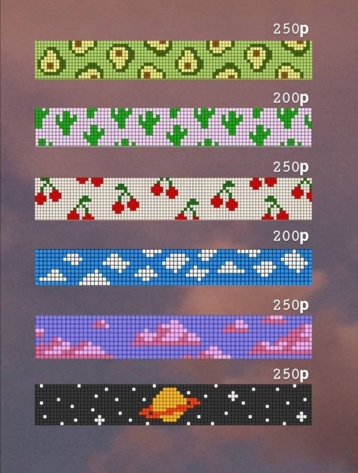 the cross stitch pattern is shown in different colors