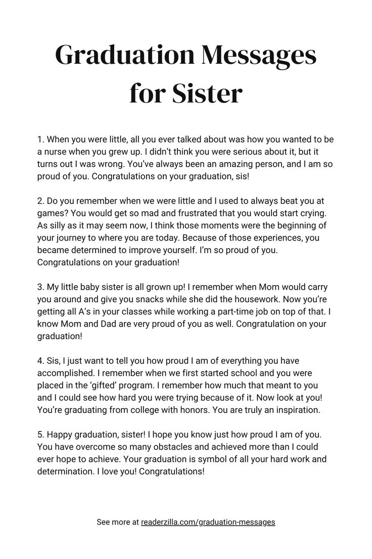 Graduation Messages for Sister Printable Graduation Wishes Messages For Sister, Graduation Letter To Sister, Sister Graduation Quotes, Master Graduation Quotes, Graduation Letter To Friend, High School Graduation Messages, Graduation Congratulations Message, Graduation Caption Ideas, Letter To Sister