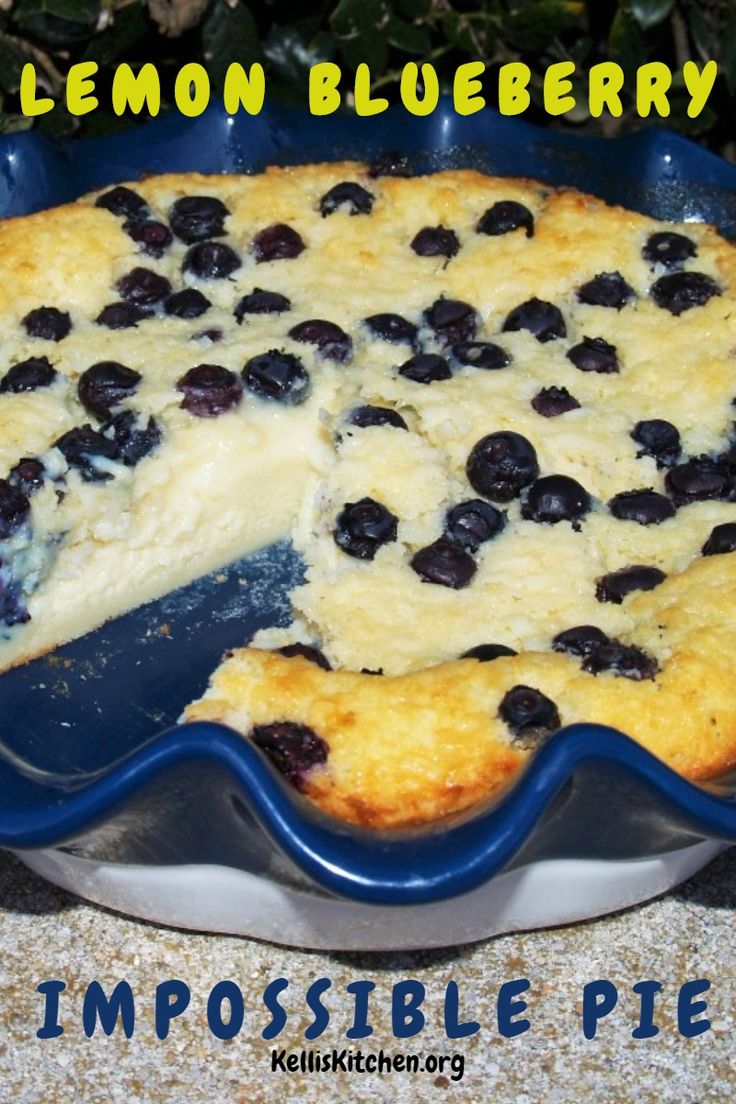 a blueberry pie with one slice missing from it