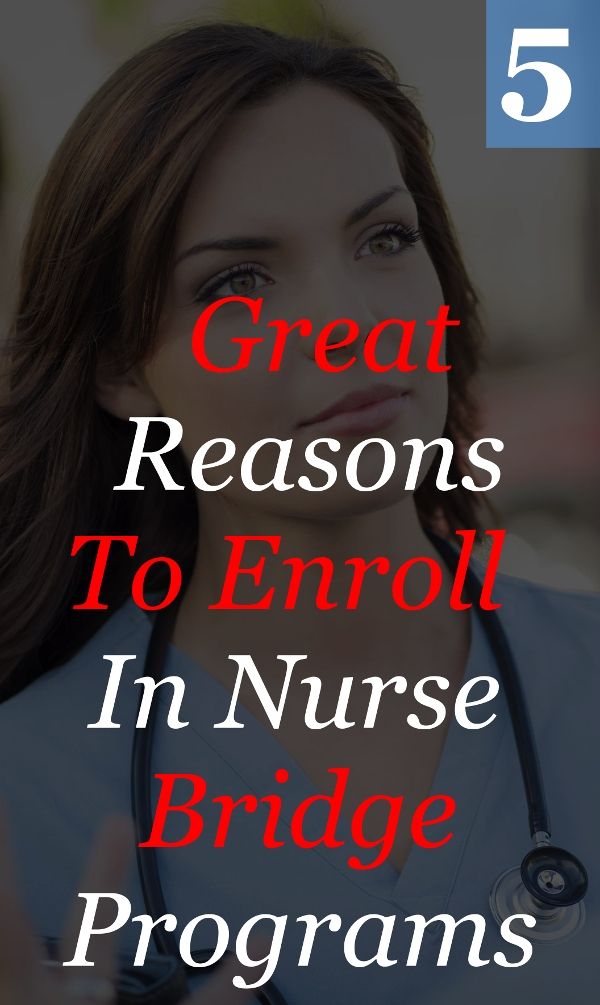 a woman with a stethoscope in her hand and the words great reasons to emroll in nurse bridge programs