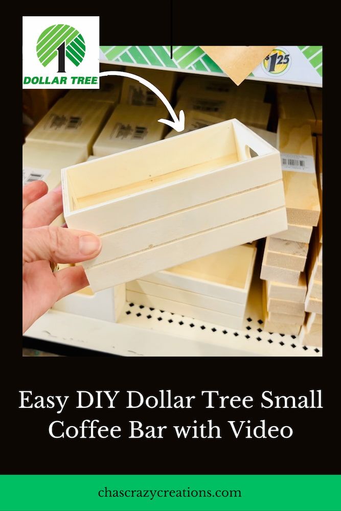 the easy diy dollar tree small coffee bar with video instructions is great for kids and adults alike