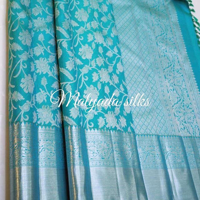 Powder Blue Saree Contrast Blouse, Sky Blue Pattu Saree, Pastel Blue Pattu Saree, Blue Handloom Dola Silk Saree, Blue Silk Thread Saree, Silk Sarees With Price, Sari Design, Wedding Saree Collection, White Saree