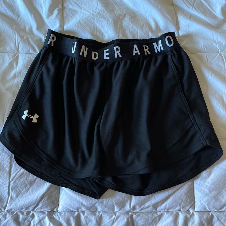 Size Xs Never Worn Under Armour Shorts. Under Armour Bottoms With Built-in Shorts, Under Armour Black Shorts With Elastic Waistband, Under Armour Gym Shorts For Summer, Under Armour Elastic Waistband Short Bottoms, Under Armour Athleisure Shorts, Under Armour Shorts With Elastic Waistband, Summer Gym Shorts By Under Armour, Under Armour Casual Black Shorts, Casual Under Armour Workout Bottoms