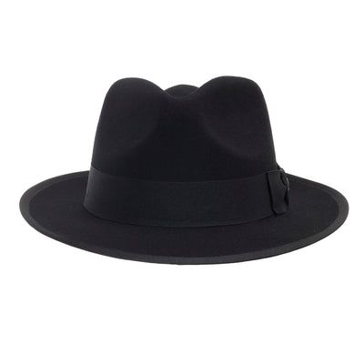 Manhattan Fedora - Ultrafino Gatsby Style Wide Brim Adjustable Hats, Winter Gatsby Fitted Hat, Adjustable Gatsby Top Hat With Short Brim, Classic Winter Party Hats, Curved Brim Formal Costume Hats For Winter, Winter Formal Costume Hat With Curved Brim, Formal Winter Costume Hat With Curved Brim, Vintage Fall Felt Hat, Formal Curved Brim Costume Hat For Winter