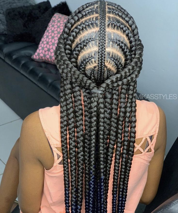 Long Cornrows, Feed In Braids Hairstyles, African Hair Braiding Styles, Box Braids Hairstyles For Black Women, Braided Cornrow Hairstyles, Braids Hairstyles Pictures, Feed In Braid, Hair Twist Styles, Cool Braid Hairstyles