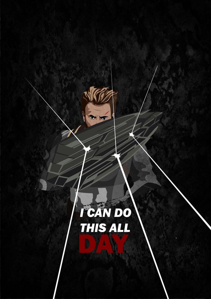 the avengers movie poster with an image of iron man holding his arm out to say i can do this all day