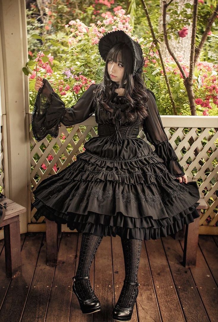 Dollette Dress, Dresses Cosplay, Estilo Harajuku, Lolita Outfits, Alt Fashion, Gothic Dress, J Fashion, Gothic Outfits, Goth Outfits