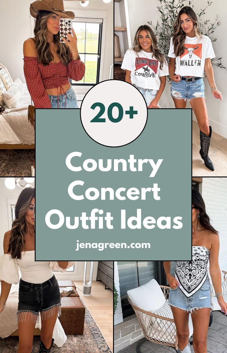 Looking for country concert outfit ideas? These concert outfits with Coachella vibes are perfect for any event. Rock a stylish country concert outfit with a trendy country concert dress for the ultimate look. If you're wondering what to wear to a country concert, these outfits for a concert will have you ready for the stage! Outfits For A Concert, Country Concert Dress, Country Concert Outfit Fall, Consert Outfits, Summer Country Concert Outfit, Country Concert Outfit Ideas, Concert Outfit Fall, Concert Dress, Coachella Vibes