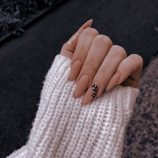 Tan Nude Nails, Xs Nails, Nude Matte Nails, Matte Nude Nails, 21 Nails, Nail Spot, Nude Nail Polish, Edgy Nails, Simple Gel Nails