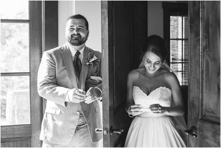 the bride and groom are getting ready to walk down the aisle