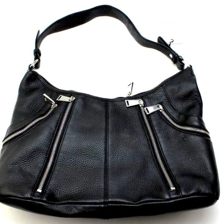 Brand New Leather Handbag Modern Calvin Klein Shoulder Bag, Calvin Klein Black Shoulder Bag With Removable Pouch, Classic Calvin Klein Tote Shoulder Bag, Modern Calvin Klein Tote Shoulder Bag, Modern Calvin Klein Leather Shoulder Bag, Black Calvin Klein Bag For Formal Occasions, Classic Calvin Klein Leather Bags, Modern Calvin Klein Black Bag, Calvin Klein Black Formal Bag