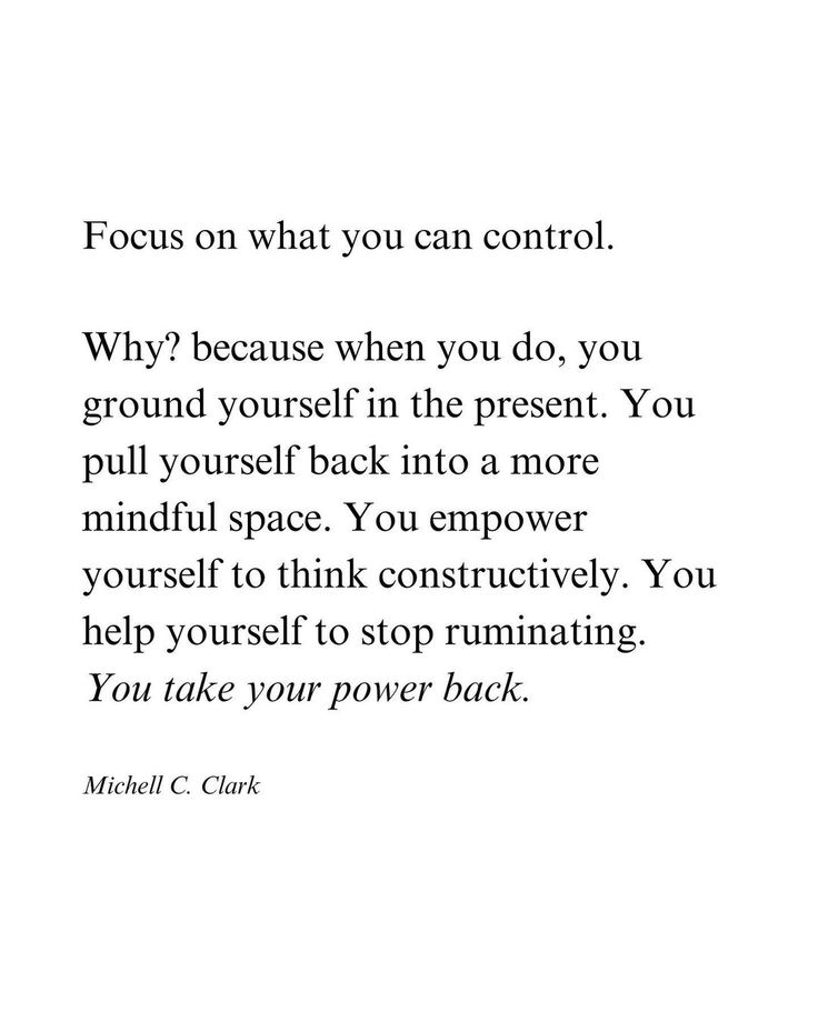 michael c clark quote focus on what you can control