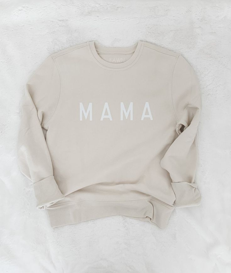 This soft terry cotton crew neck sweatshirt is a go-to layer for workouts, coffee dates, play dates & napping. Perfectly fit for a MAMA. Clothes for a MAMA by a MAMA Cream Crew Sweatshirt For Spring, Cream Fleece Tops With Relaxed Fit, Cream Relaxed Fit Fleece Top, Athleisure Cream Crew Neck Top, Cream Crew Neck Athleisure Top, Cream Cotton Sweatshirt For Layering, Basic Spring Sweatshirt For Everyday, Basic Everyday Spring Sweatshirt, Basic Spring Sweatshirt