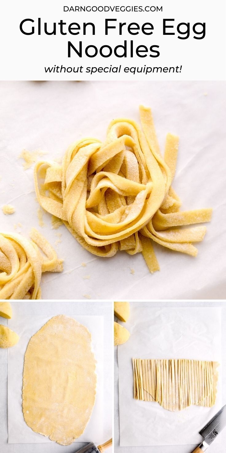 how to make gluten free egg noodles without special equipment