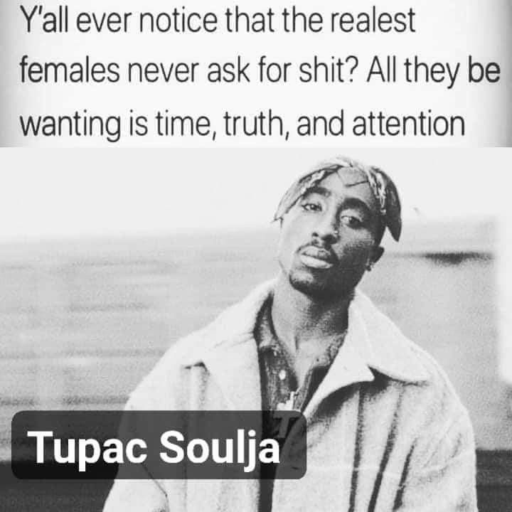 a black and white photo with the caption tupac soula