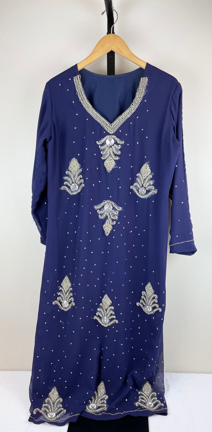 Womens Indian girl long sleeve Blue, beaded bag 2V ch Traditional Long Sleeve Embellished Dresses, Festive Embellished Long Sleeve Dresses, Festive Long Sleeve Embellished Dresses, Blue V-neck Long Sleeve Dress, Festive Long Sleeve Dresses, Traditional Fall Party Dresses, Royal Blue Embellished Long Sleeve Dress, Embellished Royal Blue Long Sleeve Dress, Royal Blue Long Sleeve Dresses For Festive Occasions