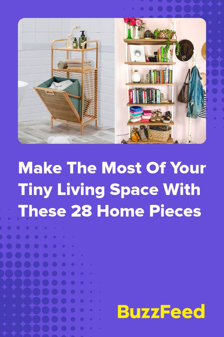 a book with the title make the most of your tiny living space with these 28 home pieces