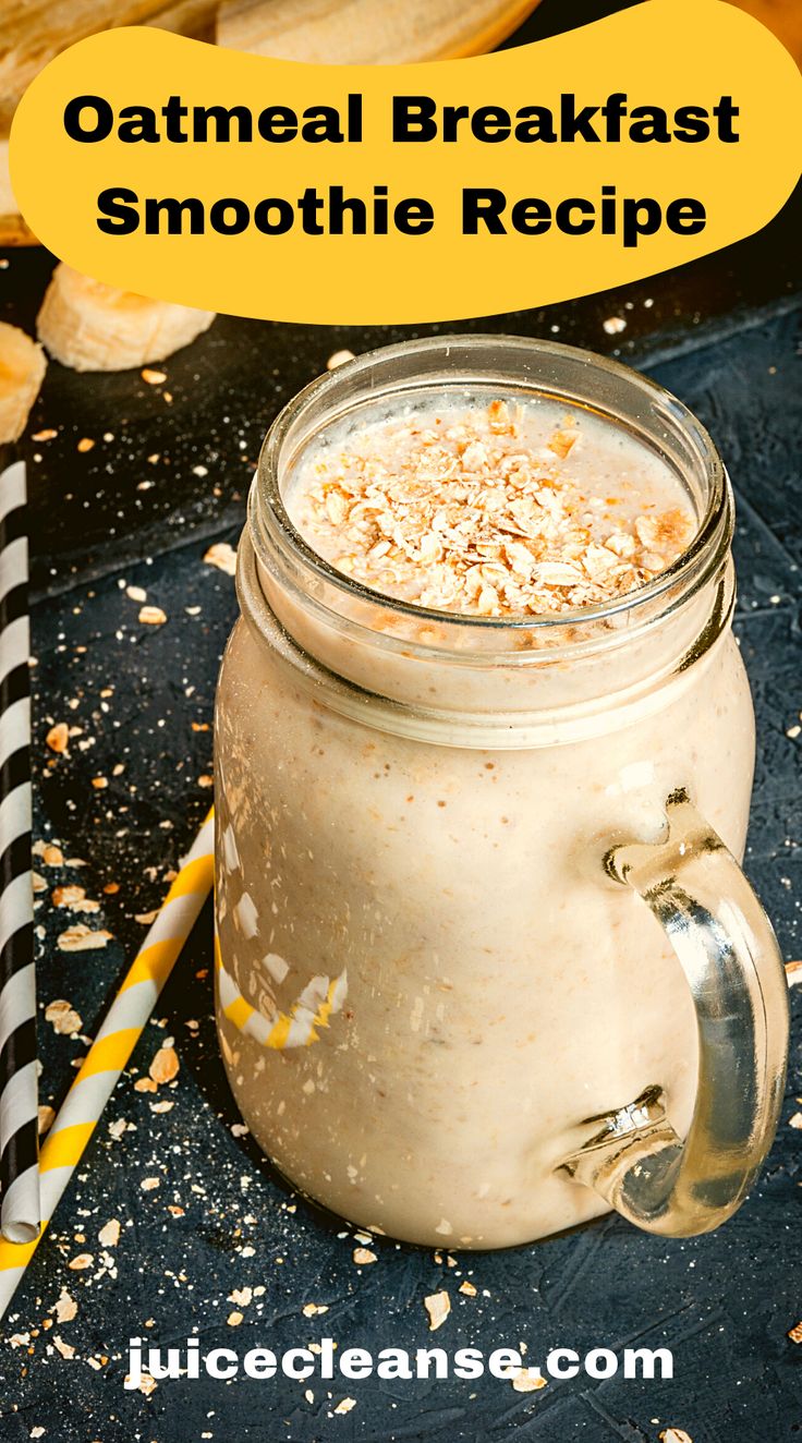 healthy and filling oatmeal smoothies | Banana Oat Smoothie Recipe | Almond Milk Banana Oatmeal Smoothie Recipe | Is oatmeal smoothie healthy Vacation Cocktails, Oats Smoothie Recipes, Banana Oat Smoothie, Banana Oatmeal Smoothie, Almond Butter Smoothie, Oatmeal Smoothie Recipes, Smoothies With Almond Milk, Smoothie Recipes Healthy Breakfast, Oat Smoothie