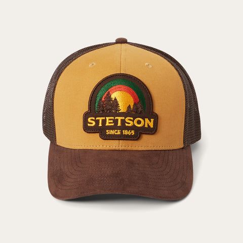 Stetson Caps, Truckers, & Newsboy Hats | Official Site Casual Outdoor Trucker Hat With Embroidered Patch, Retro Trucker Hat With Curved Visor, Outdoor Baseball Cap With Embroidered Patch And Curved Bill, Trucker Baseball Cap With Logo Patch For Camping, Outdoor Snapback Baseball Cap With Embroidered Patch, Trucker Hat With Logo Patch And Curved Visor, Outdoor Mesh Trucker Hat With Curved Visor, Retro Trucker Hat With Embroidered Logo And Curved Bill, Outdoor Snapback Hat With Embroidered Logo And Curved Bill