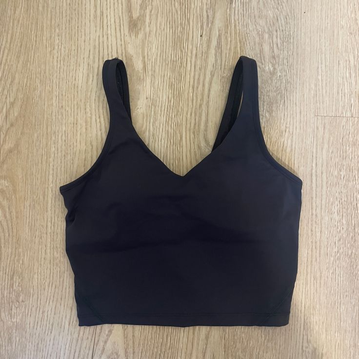 Amazon Navy Workout Top. Never Worn. Align Dupe. Trendy Black Crop Top For Workout, Trendy Black Tank Top For Yoga, Trendy Black Yoga Tank Top, Basic Black Yoga Tops, Black V-neck Workout Top, Basic Black Tops With Built-in Bra, Trendy Black Tank Top For Workout, Black Cropped Tank Top For Yoga, Casual Black Crop Top For Workout