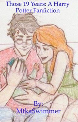 a drawing of two people sitting next to each other with the title, those 19 years a harry potter fan fiction