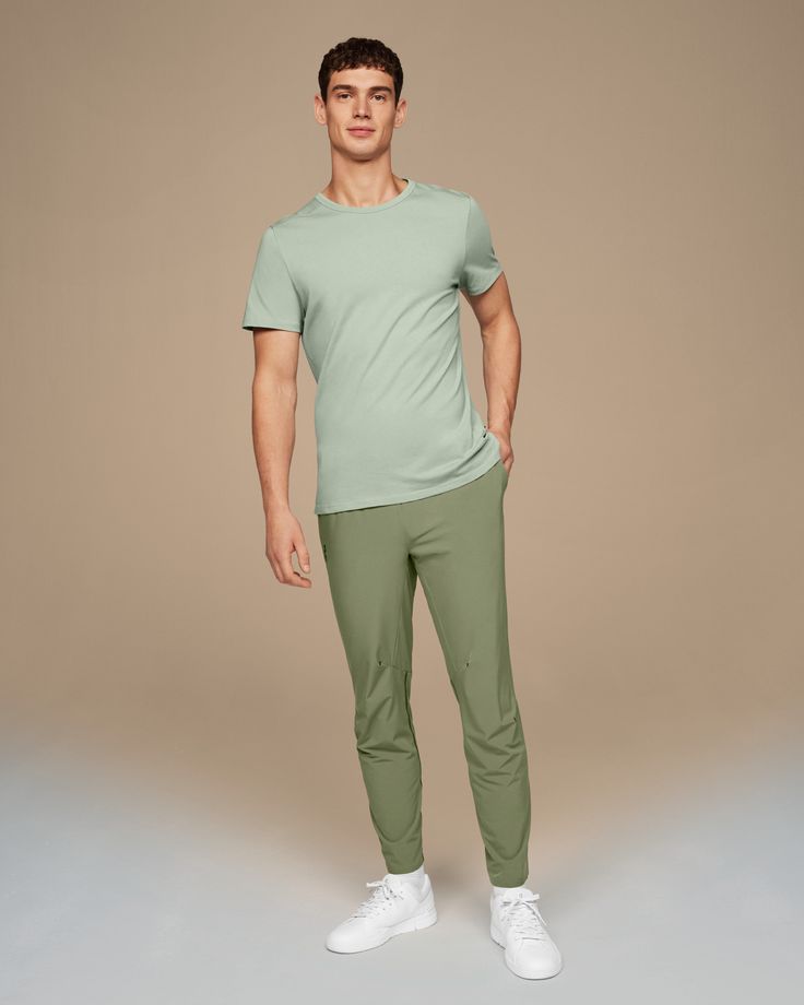 The On-T combines the softness of cotton with Swiss engineering for a tee that goes anywhere and with anything. It's all in the details. Designed to be a perfect fit (without any skin irritation or distracting hard points), On-T's unique back seam and straight-fit cut put the performance into this everyday essential. The organic cotton fibers offer naturally soft, cool, breathable, and sweat-wicking properties. With several colors to choose from, this tee is ideal for active days, travel or post T Shorts, Skin Irritation, Post Workout, Cotton Fiber, Short Sleeve Shirt, Cotton Tee, Everyday Essentials Products, Apparel Accessories, Everyday Wear