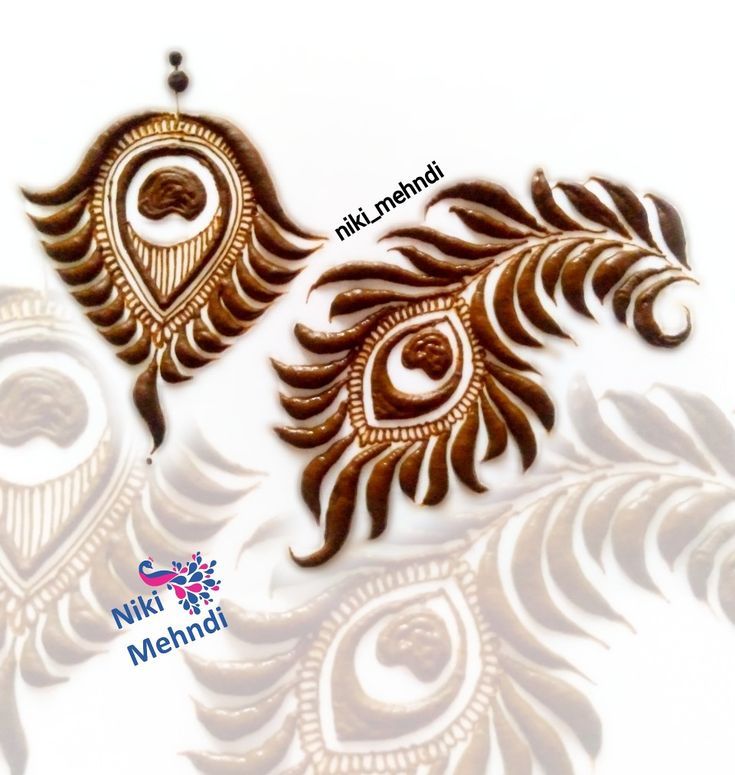 two pairs of earrings are shown on a white background with the words nik mehndi written