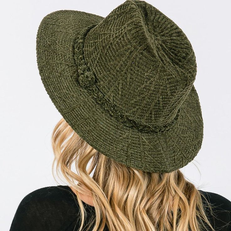 Top off your look with our Soft Knit Panama Hat, the perfect blend of style and comfort. This chic accessory features a braided knit band that adds a touch of texture to its classic silhouette. Made from 100% polyester, it’s lightweight yet durable, with a super soft feel that you'll love wearing all day. The adjustable drawstring inside ensures a perfect fit for most, so you can enjoy effortless style without worry. Whether you’re out for brunch or strolling through the farmers market, this Pan Adjustable Soft Knit Crochet Hat, Adjustable Soft Knit Crochet Hat For Fall, Adjustable Soft Knit Yarn Hats, Adjustable Knit Hats For Fall, Adjustable Soft Knit Hat, Fall Cable Knit Hat, Casual Cable Knit Hat For Fall, Casual Braided Brimmed Hat, Casual Crochet Hat For Winter Vacation