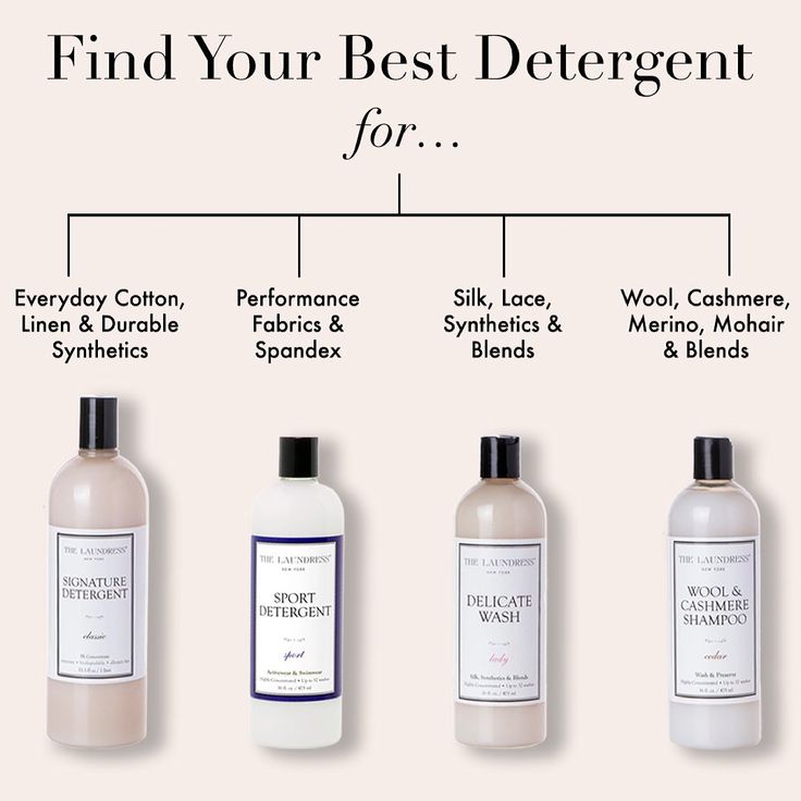 five different types of hand soaps with the words find your best detergent for