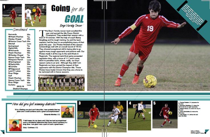 an image of a soccer player in action on the field with ball and magazine article