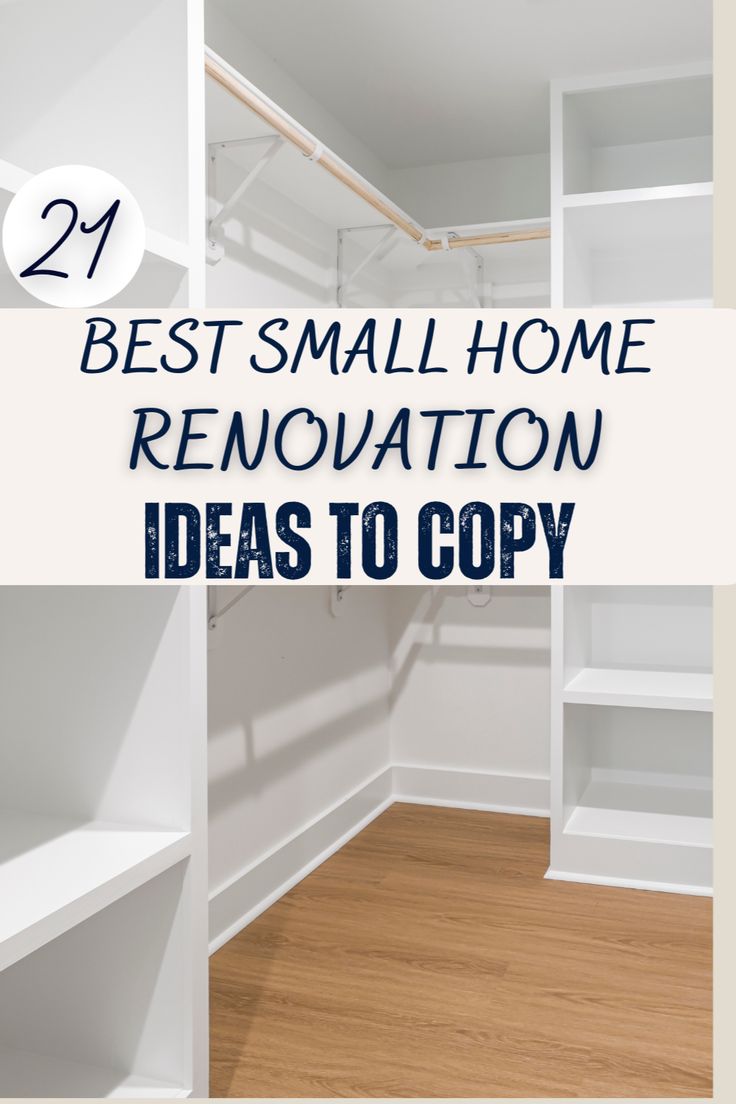 the best small home renovation ideas to copy