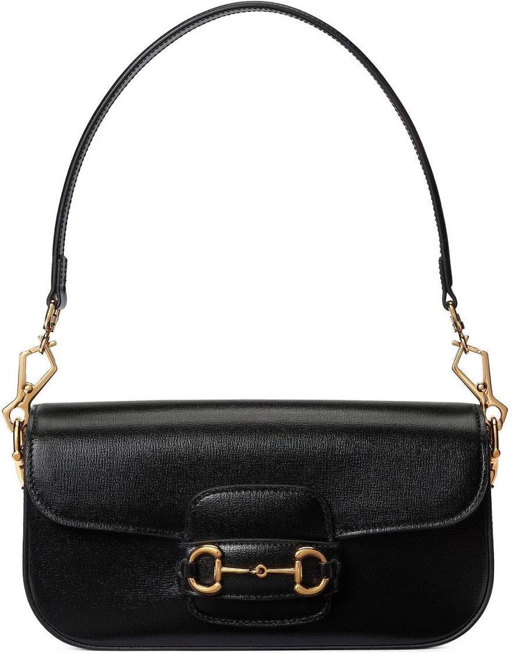 1000 GUCCI TIMELESS LUXURY: GUCCI HORSEBIT 1955 TOTE. Gucci Mini, Gucci Horsebit, Leather Shoulder Handbags, Trending Handbag, Leather Cap, Black Leather Bags, Beach Tote Bags, Gucci Handbags, Small Shoulder Bag