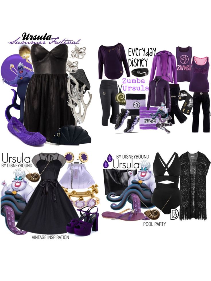 several different types of clothing and accessories are shown in this graphic style, including dresses, shoes, bras, purses