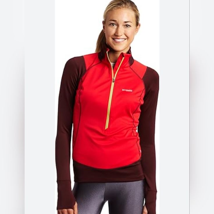 This New Without Tags Columbia Sportswear Top Is Perfect For Running Or Those Outdoor Adventures. This Top Will Coordinate With The Fabletics Sport Bra In My Store. Size - Xl Thanks For Stopping By Friends. Christine Red Outdoor Sportswear Activewear, Red Moisture-wicking Long-sleeved Activewear, Red Sporty Activewear For Outdoor, Sporty Red Activewear For Outdoor Activities, Red Long Sleeve Activewear For Sports, Red Long Sleeve Sports Activewear, Red Athleisure Activewear For Outdoor, Red Long Sleeve Activewear For Training, Red Long Sleeve Functional Activewear