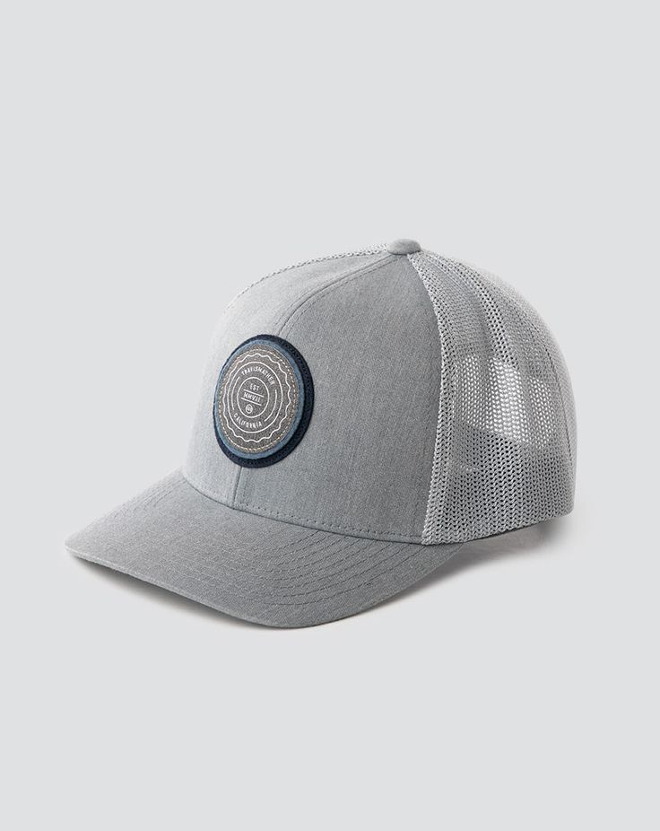 THE PATCH is the go-to hat for anyone who wants to carry the TravisMathew style into every look. The complimentary colors and subtle patch design provide a balanced Southern California aesthetic, perfect for every day. Featuring TravisMathew signature patch Flexfit 110® Technology that has the ability to fit 10 sizes and every size between Flexfit® mesh snapback | TravisMathew Men's "The Patch Snapback Hat" Gray Snapback Hat With Logo Patch And Curved Brim, Adjustable Six-panel Snapback Hat With Logo Patch, Gray Hat With Logo Patch And Curved Brim, Adjustable Gray Six-panel Trucker Hat, Gray Adjustable Six-panel Trucker Hat, Gray Six-panel Adjustable Hat, Adjustable Gray Six-panel Hat, Gray Adjustable Snapback Hat With Curved Brim, Adjustable Six-panel Hat