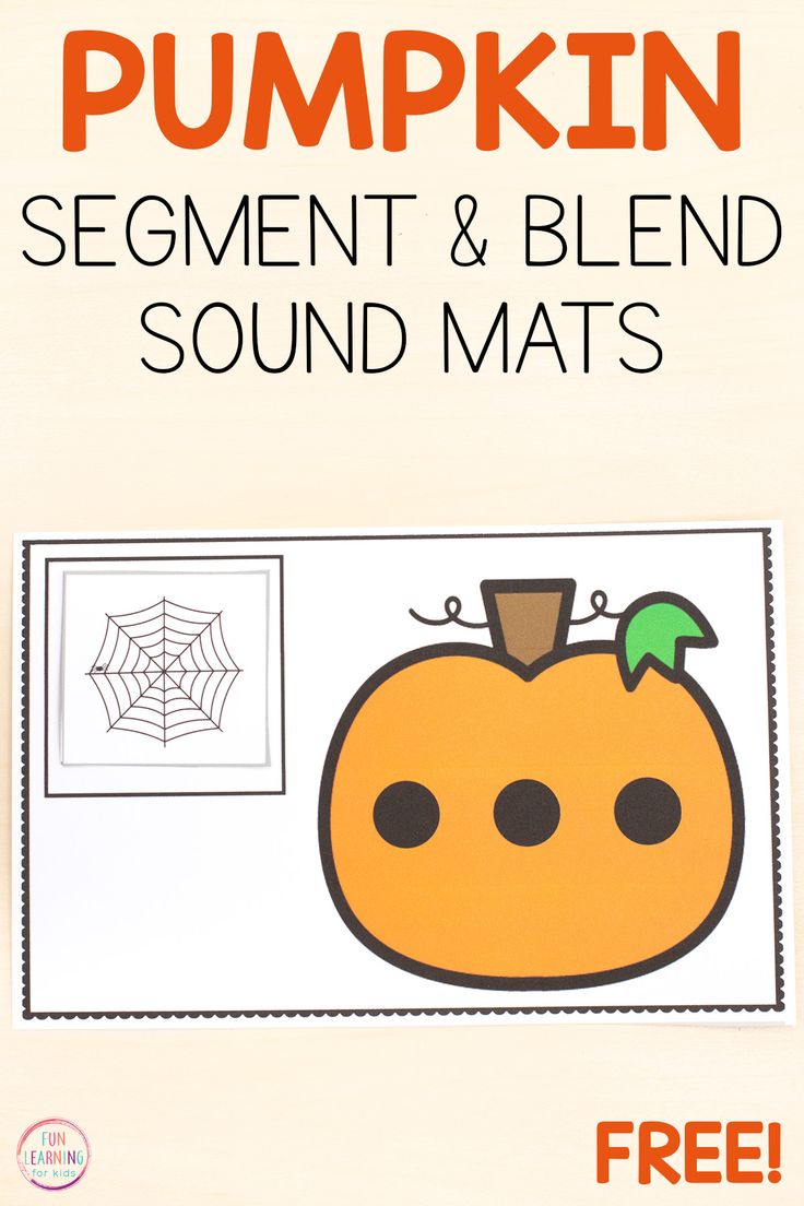 the pumpkin segment and blend sound mats