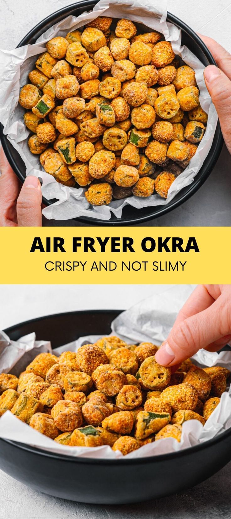 air fryer okra crispy and not slimy is the best way to cook