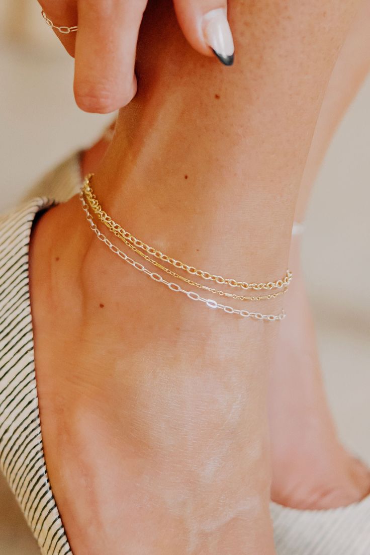 Permanent jewelry is the perfect gift for a birthday, milestone, bride to be, and more! Purchase them a gift card for permanent jewelry so they can schedule it on their own time! Pricing: Bracelet Enamel $45 Sterling Silver $55 14k Gold Filled $65 _________ Anklet Enamel $60 Sterling Silver $70 14k Gold Filled $80 _________ Necklace Enamel $80 Sterling Silver $90 14k Gold Filled $110 Permanent Jewelry Anklet, Classic Jewelry For Birthday Gift, White Gold Cable Chain Jewelry For Weddings, White Gold Cable Chain Wedding Jewelry, White Gold Wedding Jewelry With Cable Chain, Silver Cable Chain Jewelry For Wedding, Silver Cable Chain Wedding Jewelry, Sterling Silver Cable Chain Jewelry For Wedding, Classic Stackable Jewelry Gift