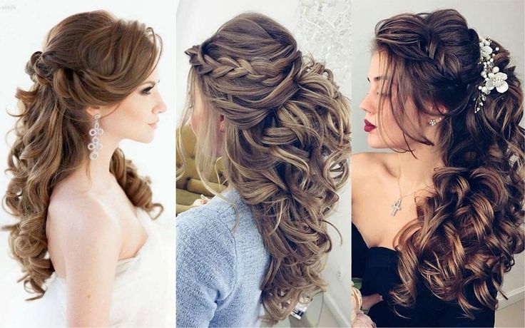 140 Peinados para Fiesta que son fáciles, HERMOSOS y elegantes (pelo corto, largo o recogido) Beautiful Bridal Hair, Evening Hairstyles, Prom Hair Down, Prom Hairstyles For Short Hair, Hair Braid Videos, Long Hair Wedding Styles, Prom Hairstyles For Long Hair, Wedding Hairstyles For Long Hair, Formal Hairstyles