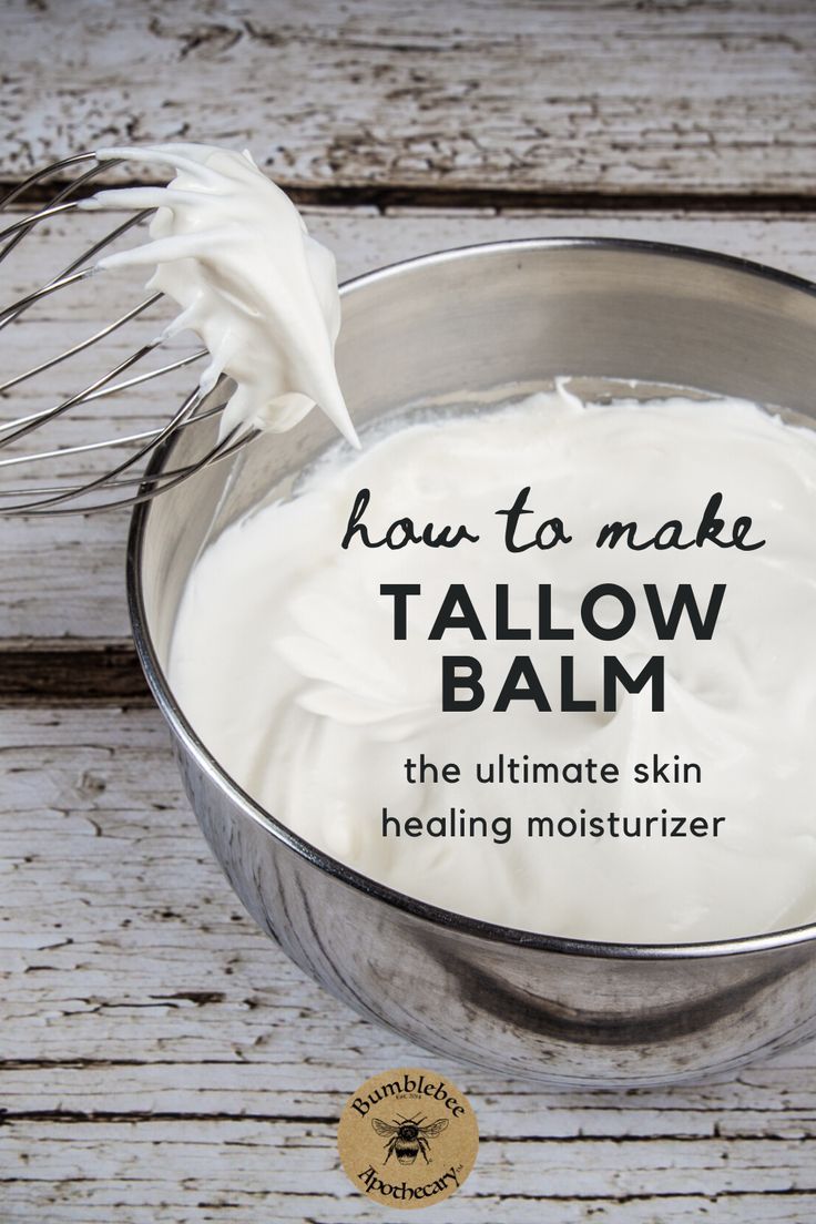 Make Tallow, Tallow Recipe, Tallow Balm, Lotion Recipe, Diy Lotion, Diy Kosmetik, Diy Skin Care Recipes, Homemade Lotion, Herbal Recipes