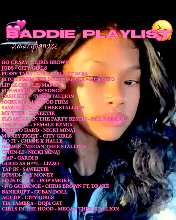 Baddie Playlist, Party Music Playlist, Rap Music Playlist, Music Suggestions Instagram Story, Summer Songs Playlist, Rap Playlist, Playlist Names Ideas, Teen Advice, Therapy Playlist