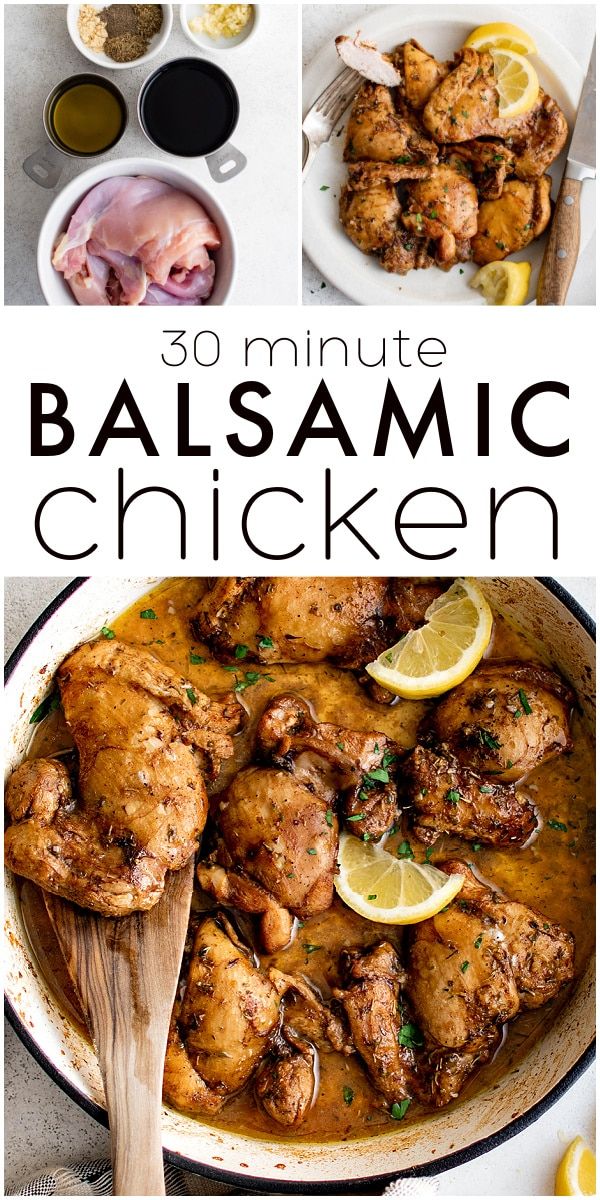 the ultimate guide to 30 minute balsamic chicken is here and it's delicious