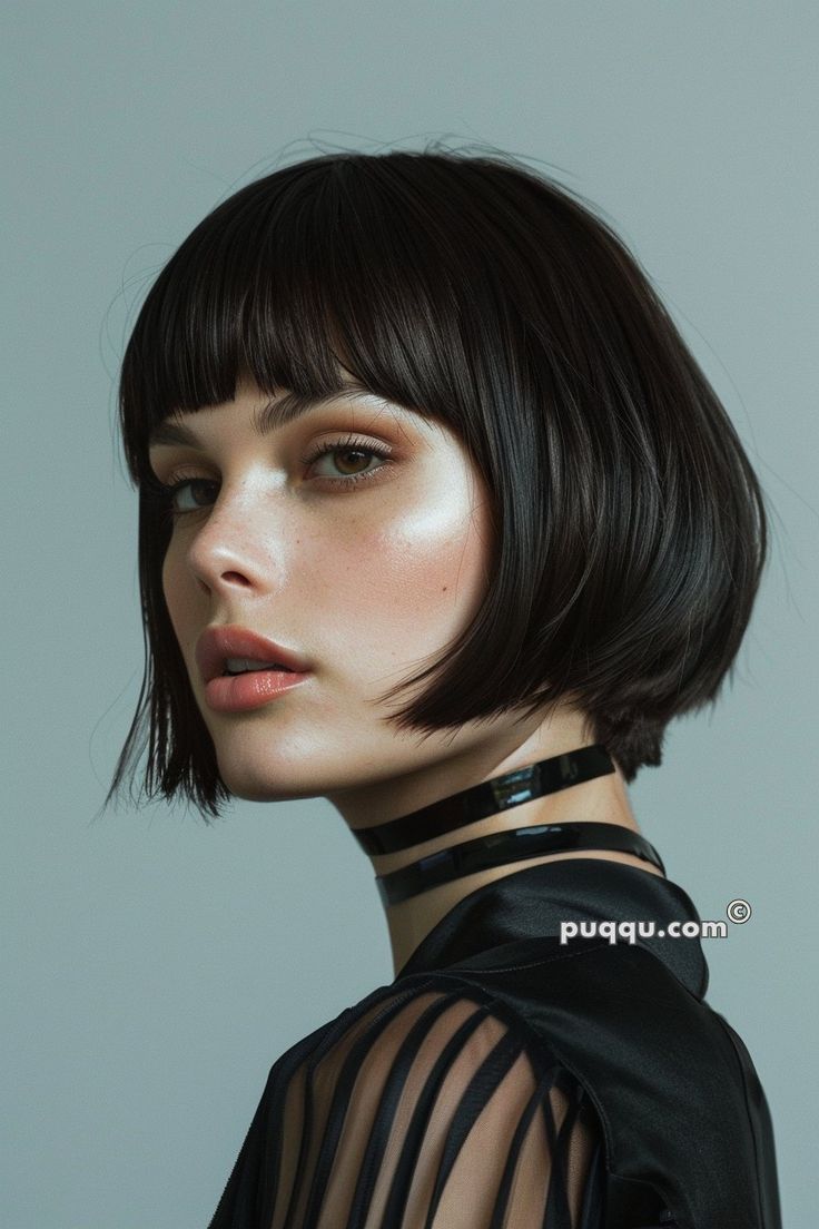 Short French Bob Hairstyles: Chic and Timeless Looks - Puqqu French Bob Hairstyles, Short French Bob, Short French, Timeless Looks, French Bob, Hair Catalog, Hair Inspiration Short, Bob With Bangs, Female Face